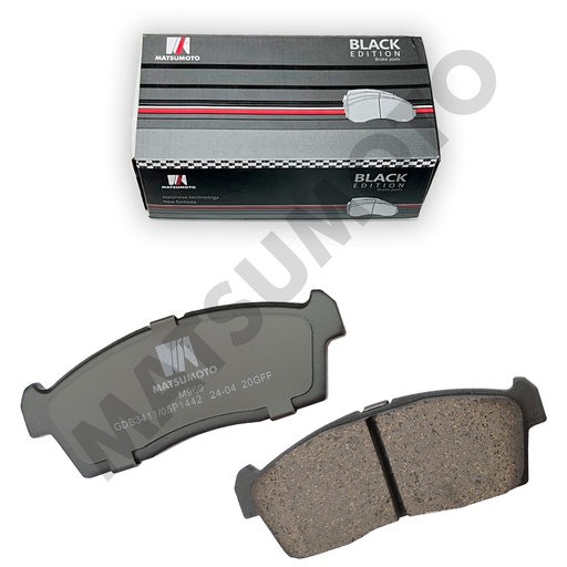 [BK-GDB3411/05P1442] M969 Pastillas de Freno Low Metal Black Edition Delantera Suzuki Alto
