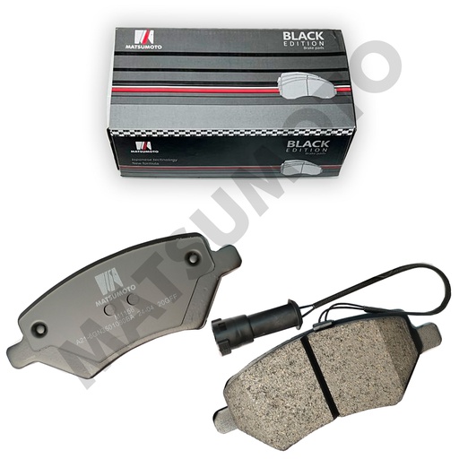 [BK-A21-6GN3501080BA] M1156 - Pastillas de Freno Low Metal Black Edition Delanteras Chery   Arriz - Chery  Tiggo 4 / Tiggo 5
