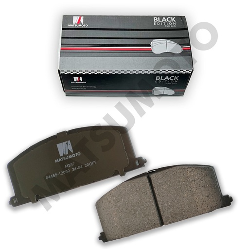 [BK-04465-12090] M357 - Pastillas de Freno Low Metal Black Edition Delanteras Toyota Tercel
