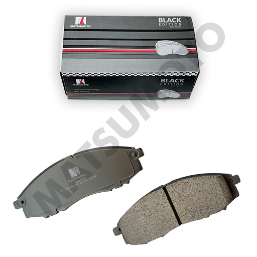 [BK-D1060-VK190] M592 - Pastillas de Freno Low Metal Black Edition Delanteras Nissan  New Murano, Terrano