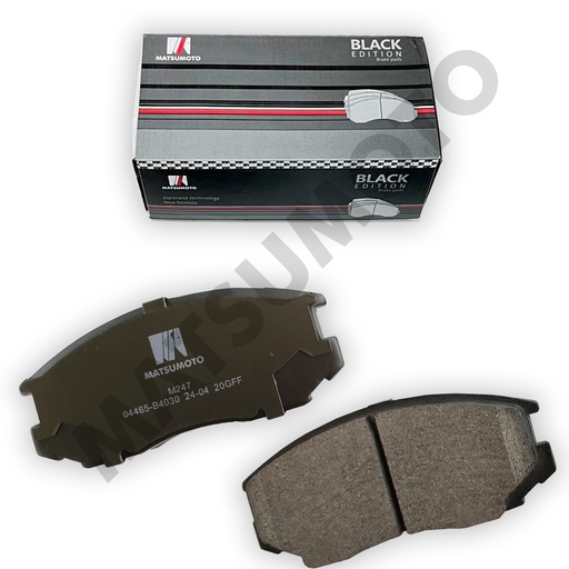 [BK-04465-B4030] M247 - Pastilla de Freno Low Metal Black Edition Delanteras Toyota Terios