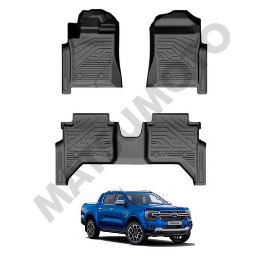 [KQD-1502-2-3] Set de Pisos Calce Perfecto Ford New Ranger (2023-ON)