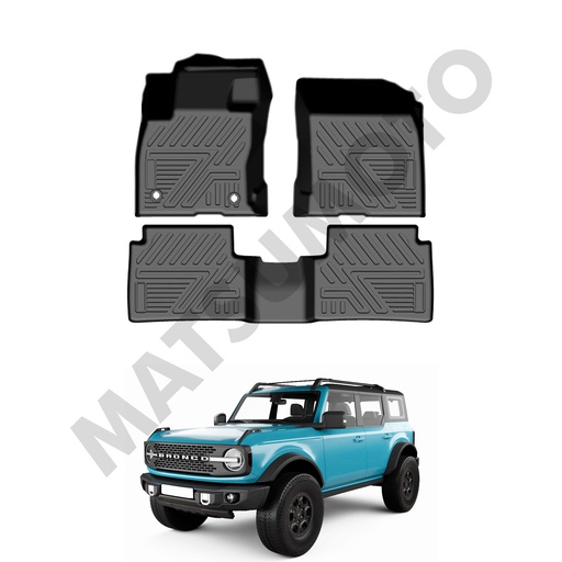 [KQD-1311-2-3] Set de Pisos Calce Perfecto Ford Bronco (2021-ON)