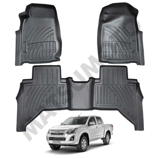 [KQD-4143-2-3] Set de Pisos Calce Perfecto Chevrolet D-Max (2013-2020)