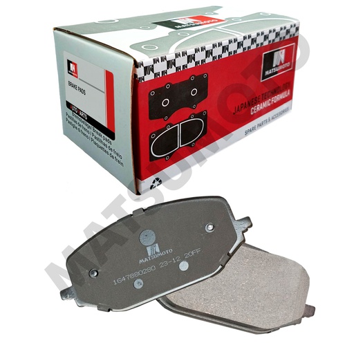 [1647880280] M1586 Pastillas de Freno Cerámica Delantera Peugeot, Citroen, Opel, DS4