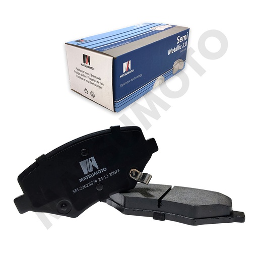 [BK-23623674] M1530 Pastillas de freno low metal delanteras para chevrolet