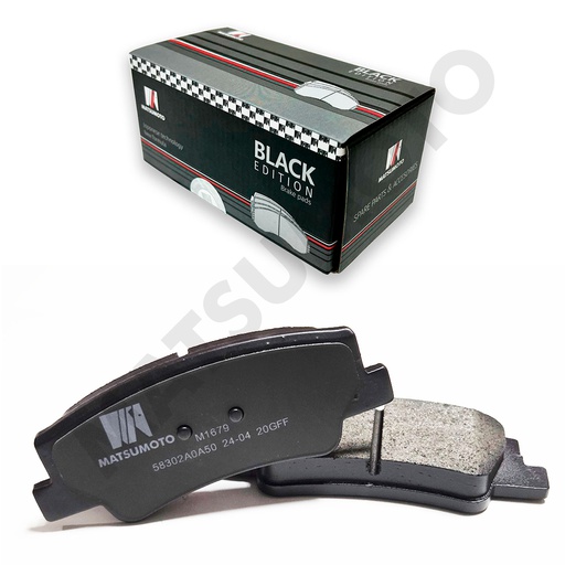 [BK-58302A0A50] M1679 Pastillas de Freno Low Metal Traseras Hyundai / Kia