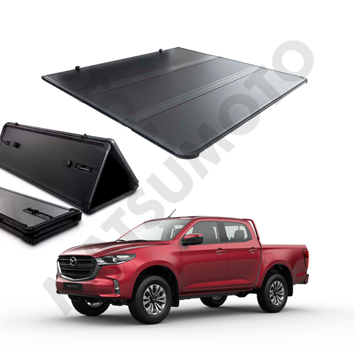 [HTTC-BT2021] Cubre Pick Up Tapa Rigida Plegable Mazda BT50 (2021 - actual)