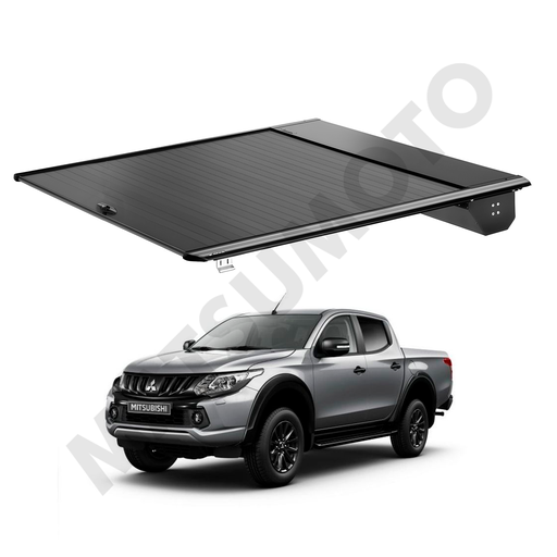 [KQD-6314] Cubierta cubre pick up retractil para Mitsubishi L200 (2016 - 2023) / Sistema Manual de Aluminio High Performance con Cerradura Anti-Robo