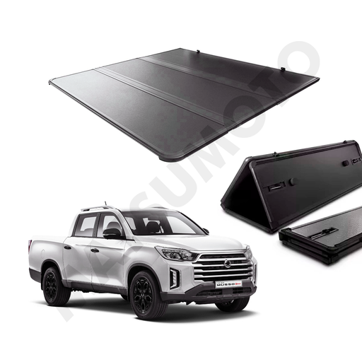 [HTTC-MSO2019] Cubre Pick Up Tapa Rigida Plegable Musso Grand (2019 - actual)