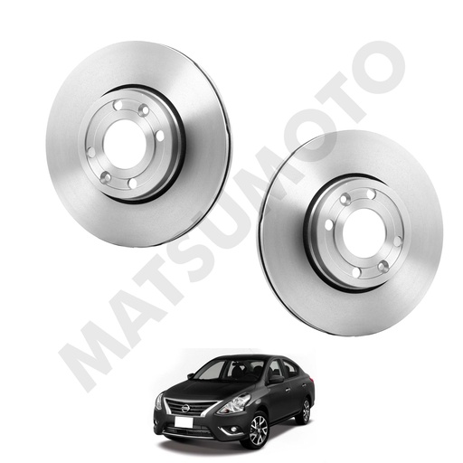 [40206-ee320] MD877/MD752 Disco de Freno Delantero Nissan Tiida (2006-2013)