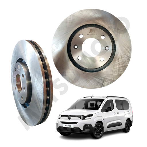 [4246.w8] MD027 Disco de Freno Delantero Peugeot Partner / Citroen Berlingo