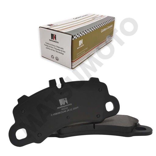 [CC95B698151AA] M1544 Pastillas de freno delanteras Porsche Macan TFSI 95B-2 (2014 - 2020)