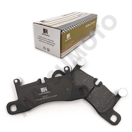 [CC958 352 939 00] M1453 Pastillas de Freno Carbo-cerámica Traseras Porsche Cayenne S (2011-2023) / Volkswagen Touareg