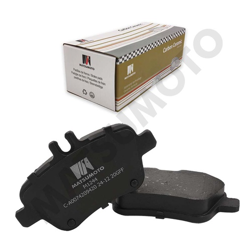 [CCA0074209420] M1244 Pastillas de freno Carbo-Cerámica trasera Mercedes Benz A200 2.0 (2014 - 2019)