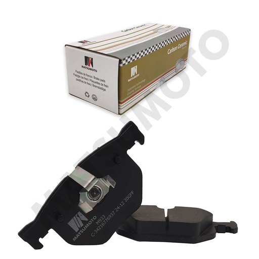 [CC34216776937] M933 Pastillas de Freno Carbo-cerámica Traseras BMW X5 / X6 (2013-2019)