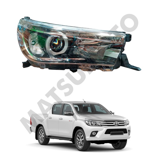[HLL01-1590-002-RH] Óptico Derecho Toyota Hilux SRV (2016-2021)