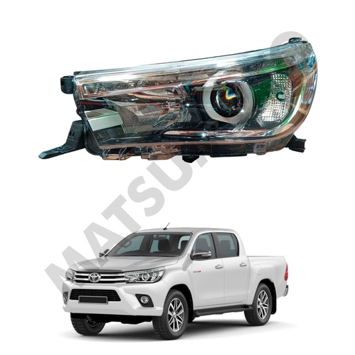 [HLL01-1590-002-LH] Óptico Izquierdo Toyota Hilux SRV (2016-2021)