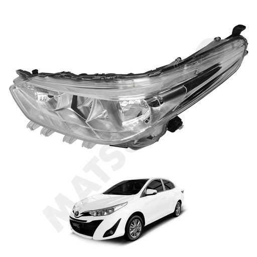[HLL01-3143-001-LH] Óptico Izquierdo Toyota Yaris Sedan (2018-2022)