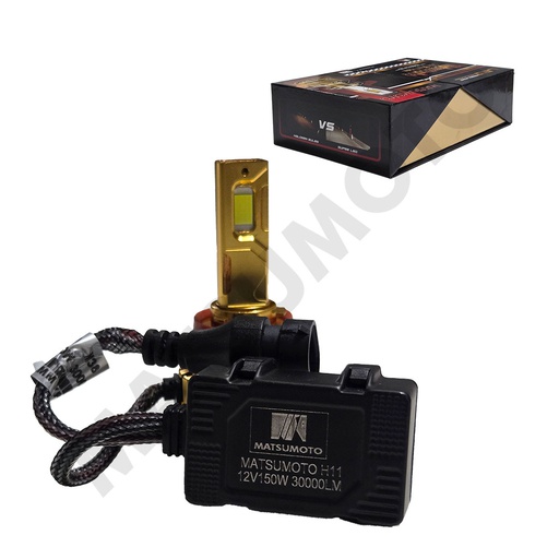 [H11-M38] Set de Ampolletas LED M38 H11 30000lm Air Force Max 150w