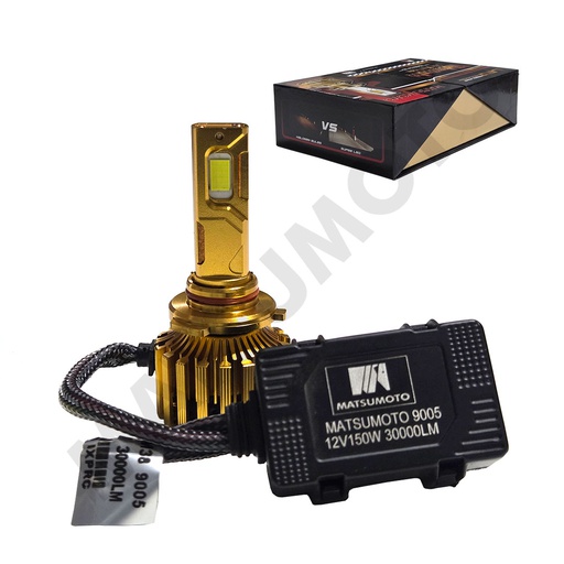 [9005-M38] Set de Ampolletas LED M38 9005 30000lm (HB3) Air Force Max 150w