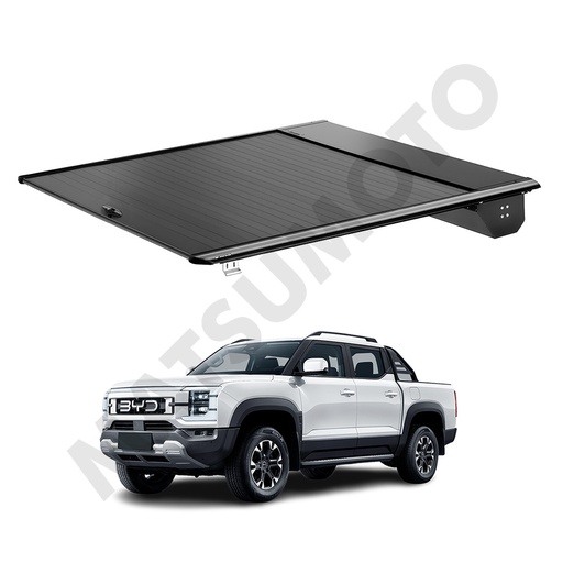 [ALUTC-BYD-SHA] Cubierta Retráctil BYD Shark / Sistema Manual de Aluminio High Performance con Cerradura antirrobo