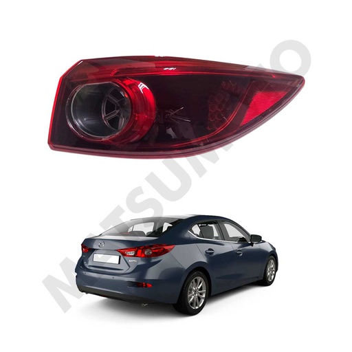 [B53W-51150] Farol Externo Trasero Derecho Mazda 3 Sedan (2018-2019)