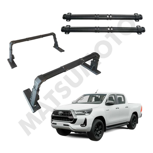 [MAT-G-042] Rack De Pick Up  Mediano / ajustable  (Hilux, L200, Maverick, Amarok)