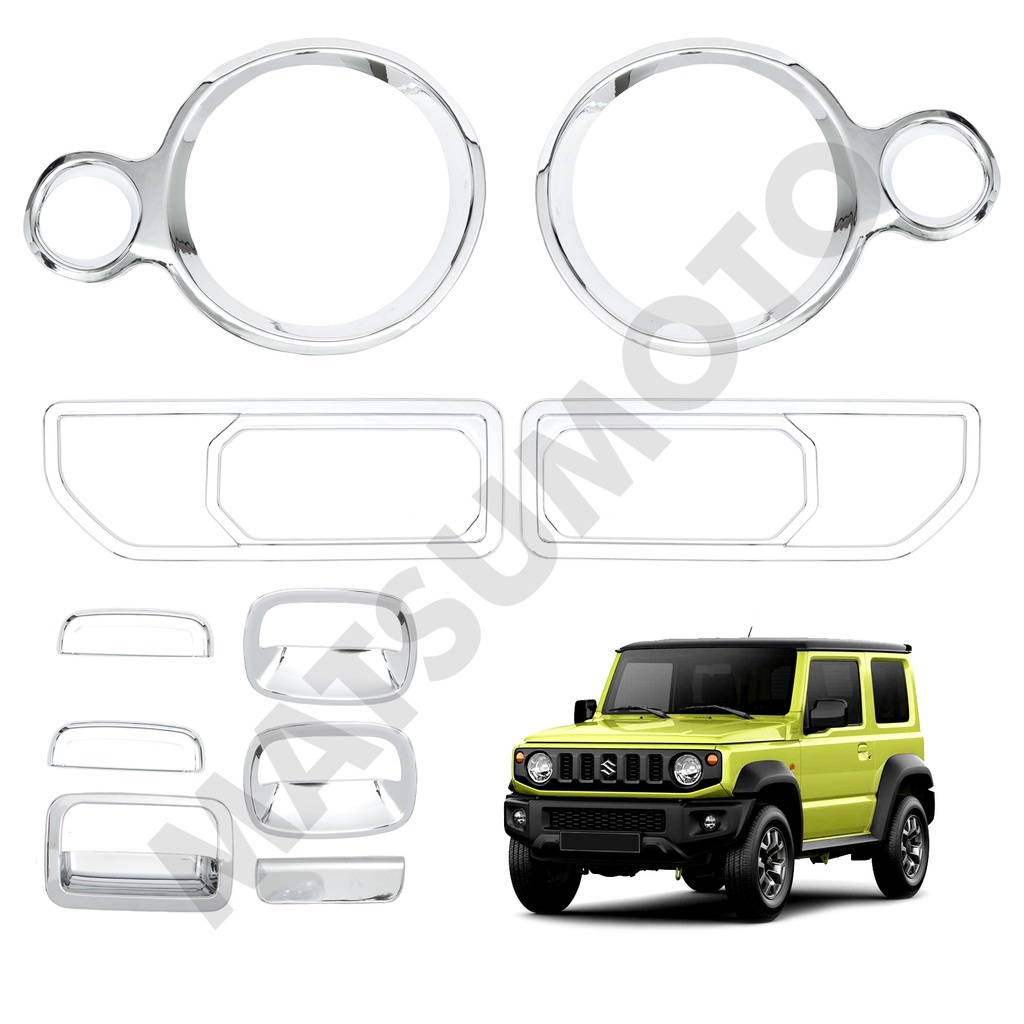 Adesivo Emblema 3D Per Suzuki Jimny 1998-2025 | Decorazione Per Bagagliaio E Cofano - Nero