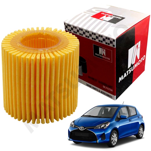 [04152-37010] Filtro de Aceite Elemento Toyota Corolla