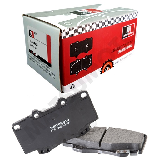 [04465-0k230] M439 Pastillas de Freno Cerámica Delanteras Toyota Hilux / 4Runner / LandCruiser