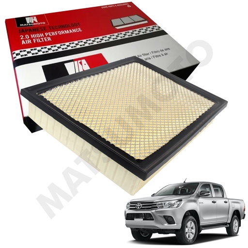 [17801-0L040-H] Filtro de Aire Toyota Hilux