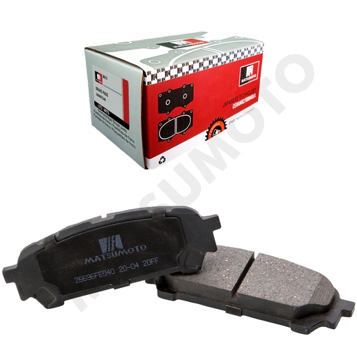 [26696FE040] M670 Pastillas de Freno Cerámica Traseras Subaru Forester (2001-2008) / Impreza (2004-2008)