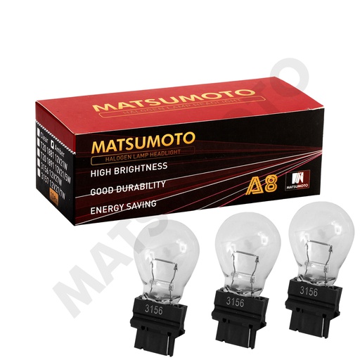 [3156-Multifuncional] Ampolletas Halógenas 3156 (P27W) Clear