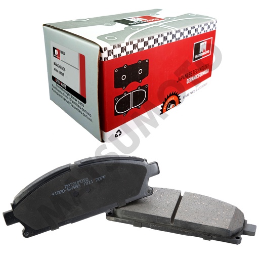 [41060-5W585] M804 Pastillas de Freno Cerámica Delanteras Nissan X-Trail / Honda / Infiniti