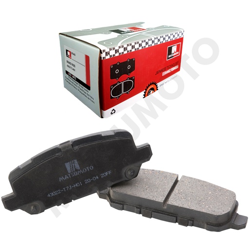 [43022-T7J-H01] M1443 - Pastillas de Freno Cerámica Traseras Para Honda