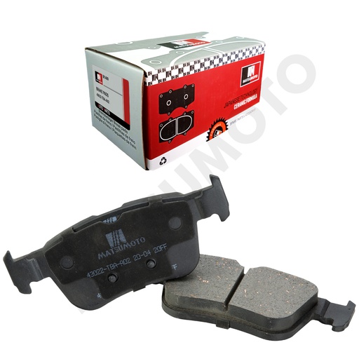 [43022-TBA-A02] M1489 Pastillas de Freno Cerámica Traseras Honda Civic / Changan / Haval