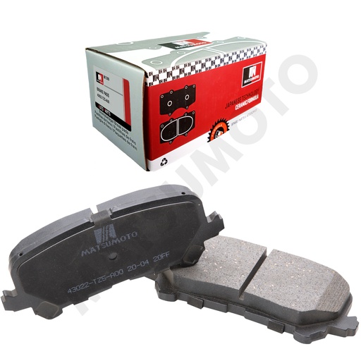 [43022-TZ5-A00] M1399 Pastillas de Freno Cerámica Traseras Honda Pilot (2015-2022) / Ridgeline