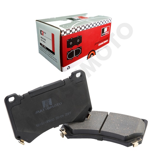 [58101-3MA10] M1204 Pastillas de Freno Cerámica Delanteras Hyundai Genesis (2008-2014) / Equus (2010-2016)