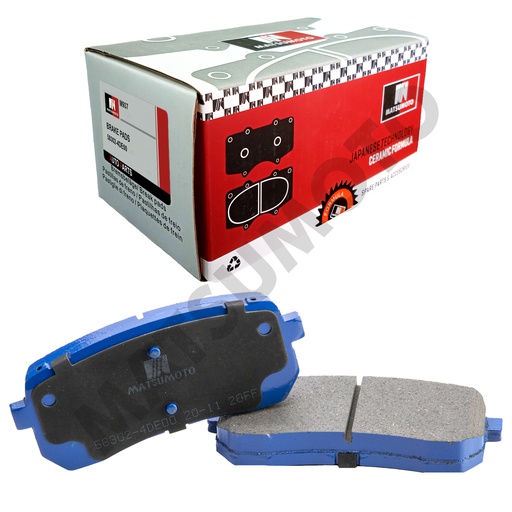 [58302-4DE00] M937 Pastillas de Freno Cerámica Traseras Hyundai / Kia