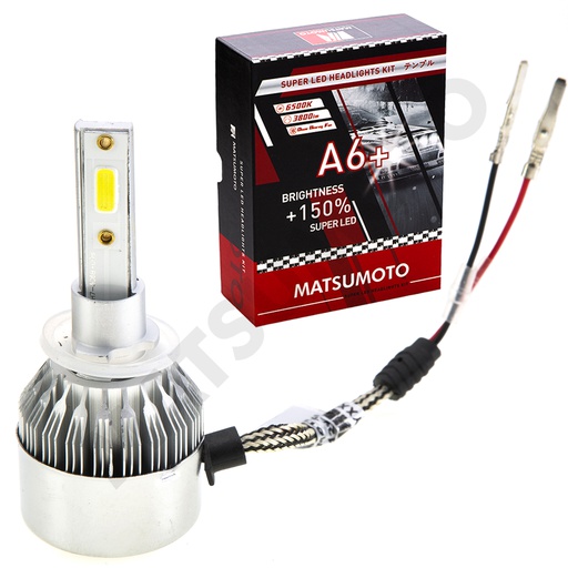 [881-A6+] KIT Ampolletas Led 881 7600Lm A6+