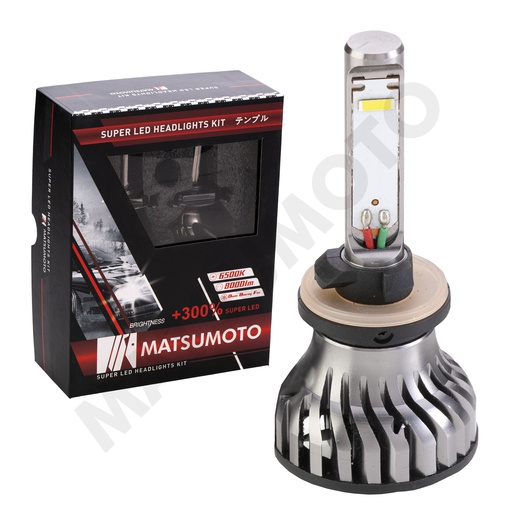 [881-L22] KIT Ampolletas Turbo Led  881 16000Lm  L22