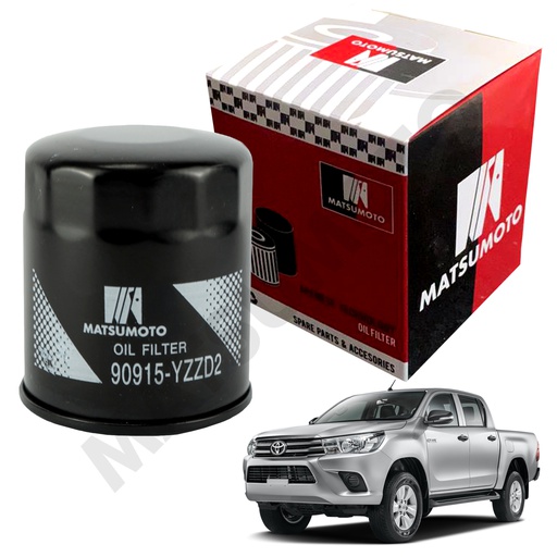 [90915-YZZD2] Filtro de Aceite Toyota Hilux