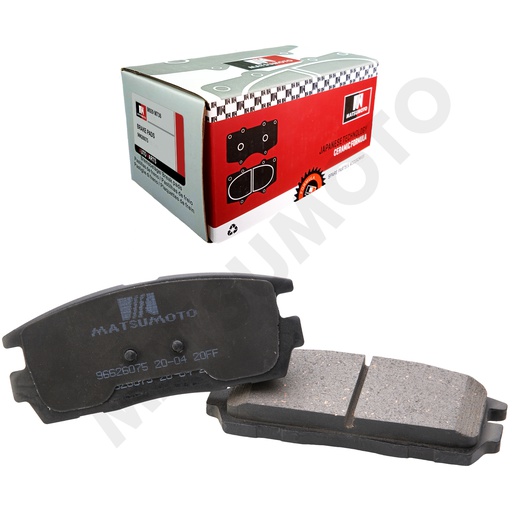 [96626075] M929/M736 Pastillas de Freno Cerámica Traseras Chevrolet / Suzuki