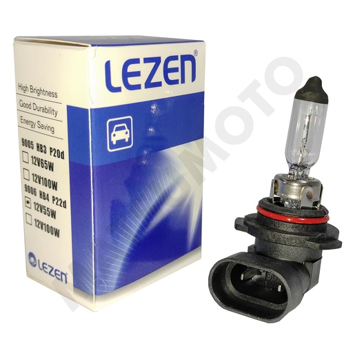 [AMP-9006-STANDARD] Ampolleta Halógena Standard 9006 (HB4) Lezen