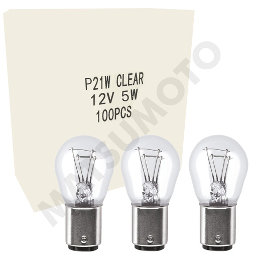 [AMP-P21/5W] Ampolleta Halógena P21/5W Clear