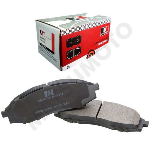 [D1060-VK190] M592 Pastillas de Freno Cerámica Delanteras Nissan / Dongfeng