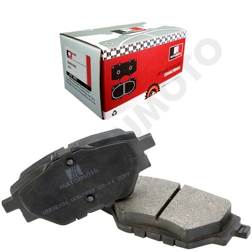 [D2112] M1445 Pastillas de Freno Cerámica Traseras MG GS / HS (2018-2025)