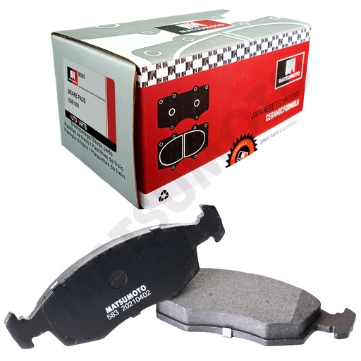 [GDB1383] M583 Pastillas de Freno Cerámica Delanteras Fiat