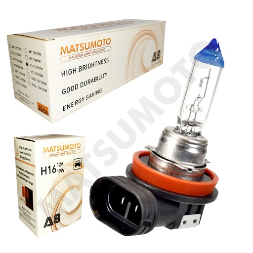 [H16-120+] Ampolleta  H16 Halogeno  120+
